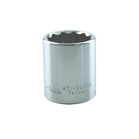 K-Tool International 3/8" Drive, 3/4" SAE Socket, 12 Points, 12Pt, 3/4", 3/8"Dr KTI-22524